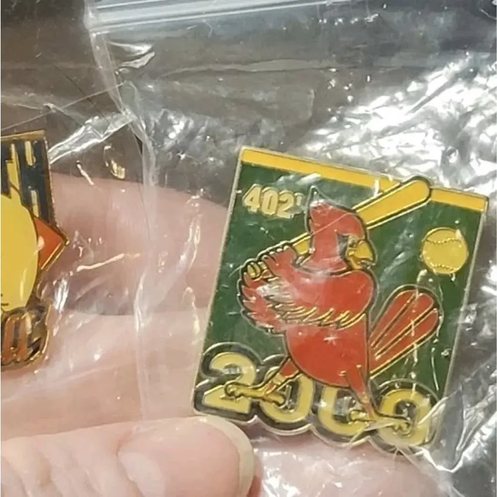 Vintage St Louis Cardinals Baseball Lapel Hat Pin 2000 Fan Gift Souvenir New